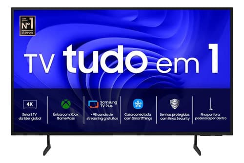Samsung Smart Tv 43  Uhd 4k Un43du7700gxzd 2024 Processador Crystal 4k Gaming Hub Visual Livre De Cabos Som Em Movimento Virtual Ai Energy Mode Controle Solarcell Alexa Built In