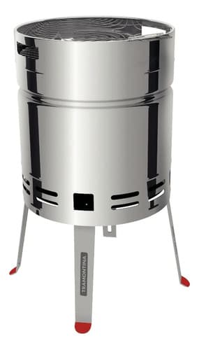Tramontina Tcp-400 Móvel Churrasqueira A Carvão Tcp 400 Aço Inox