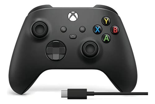 Controle Joystick Sem Fio Microsoft Xbox  Carbon Black Preto