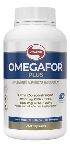 Omegafor Plus Vitafor Ultra Concentrado 240caps Sem Sabor