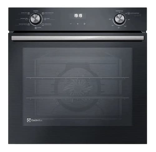 Forno De Embutir Electrolux Elétrico 80l Efficient Com Perfectcook360 Preto Oe8eh 220v
