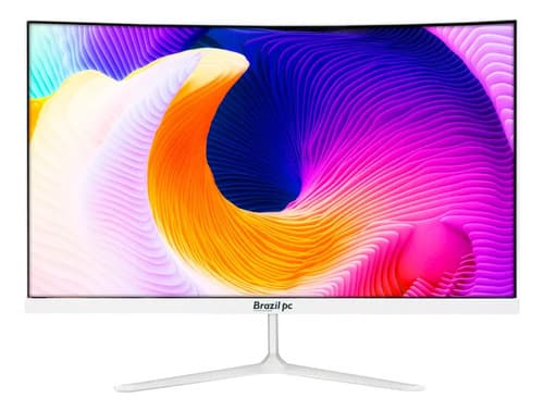 Monitor Led 23.8 Borda Infinita Curvo Full Hd Branco Hdmi