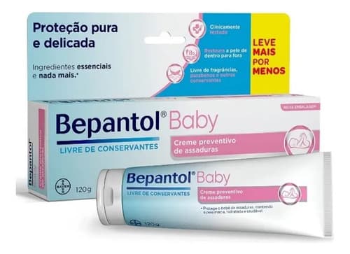 Creme Pomada De Assadura Proteção Delicada 120gr  Bepantol